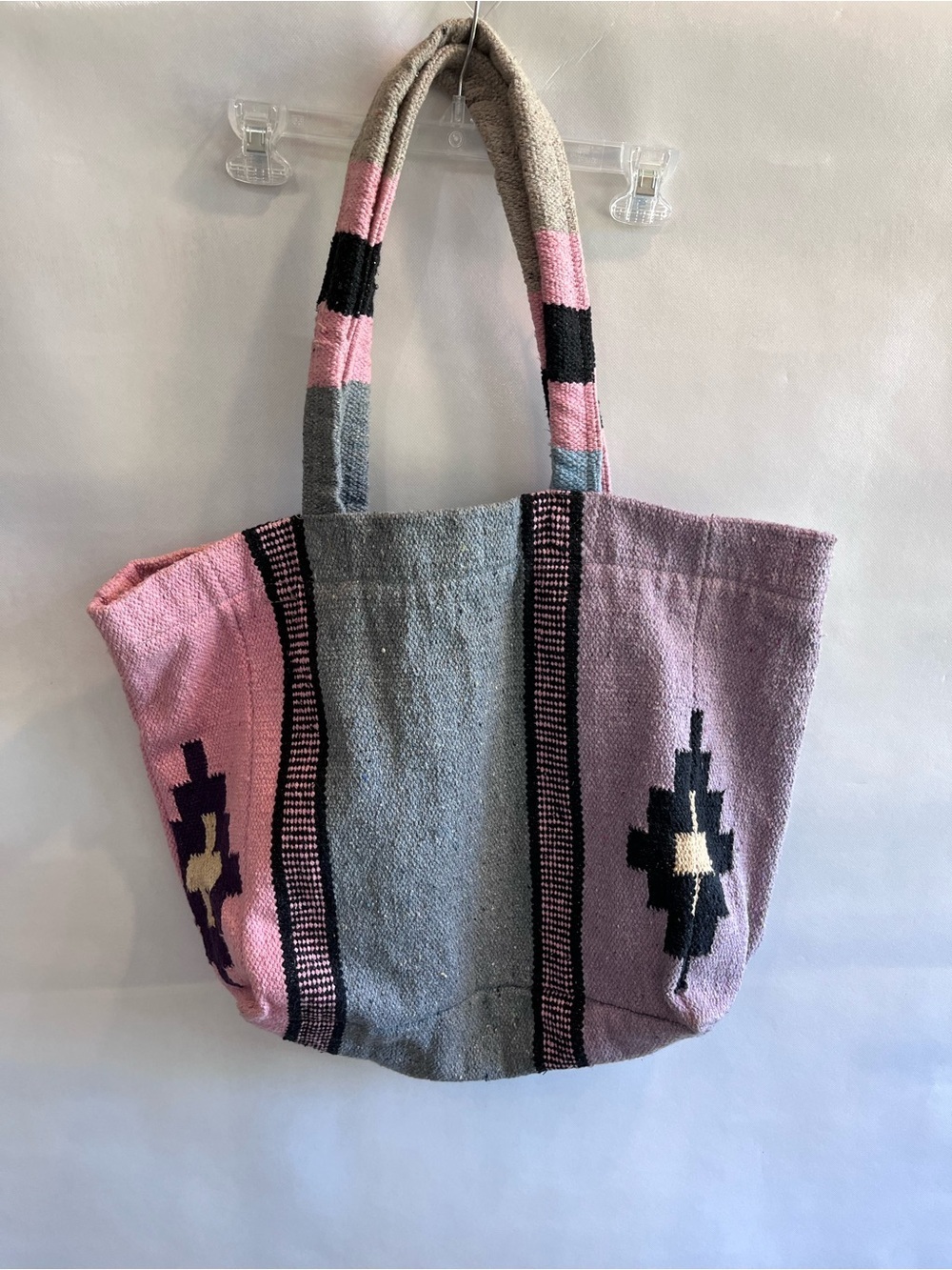 Raj Anthropologie Tote Bag Southwest Boho Pink Purple Bag